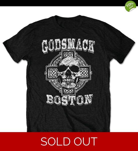 Godsmack - Boston Skull T-Shirt